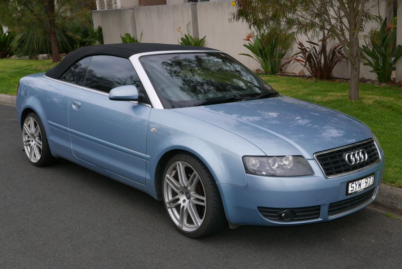 Audi A4 Cabriolet (B6 8H) 3.0 V6 30V quattro Tiptronic Performance,  Dimensions, General, Drive, Fuel Engine, Chassis, Make. 58 properties.  Comparisons. Similar objects.